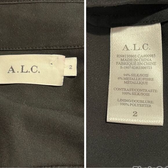 A.L.C. Reese Floral Georgette Dress - Picture 13 of 16